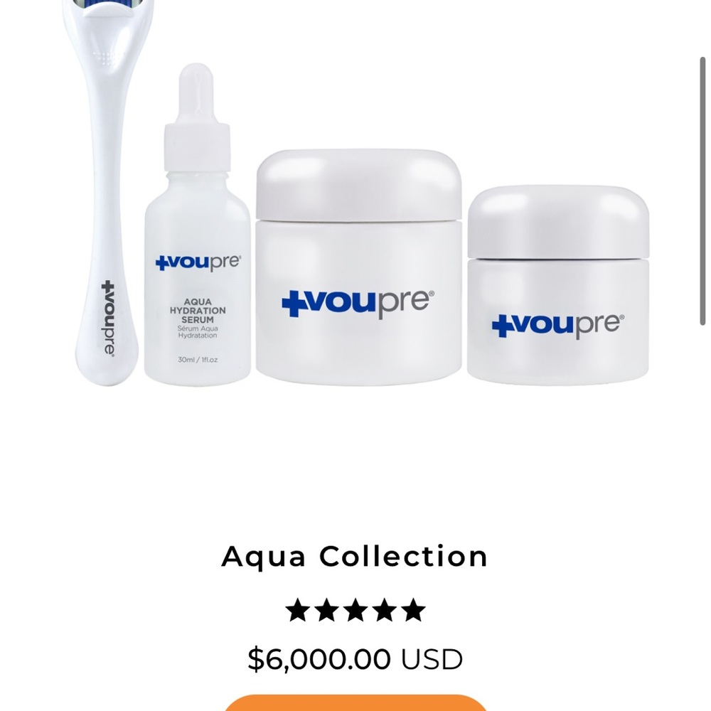 Voupre Aqua Hydration Serum & Cream Set - White